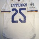 Eduardo Camavinga Real Madrid UCL Match Slim White Home Soccer Jersey 2021-2022