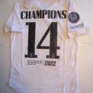 Real Madrid Champions League #14 Champions Match Slim Home Soccer Jersey 2022-23