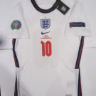Raheem Sterling #10 England 20/21 Euro Final Match Home Soccer Jersey 2020-2021