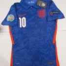 Raheem Sterling England 20/21 Euro Match Slim Blue Away Soccer Jersey 2020-2021