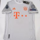 Robert Lewandowski FC Bayern Munich UCL Match Grey Away Soccer Jersey 2020-2021