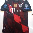 Robert Lewandowski Bayern Munich UCL Match Slim Red Home Soccer Jersey 2020-2021
