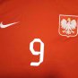 Robert Lewandowski Poland 2022 World Cup Qatar Stadium Red Away Soccer Jersey