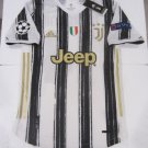 Cristiano Ronaldo Juventus FC UCL Match Slim White Home Soccer Jersey 2020-2021