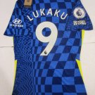 Romelu Lukaku #9 Chelsea FC EPL Match Slim Fit Blue Home Soccer Jersey 2021-2022