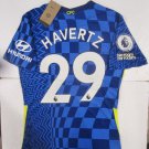 Kai Havertz #29 Chelsea FC EPL Match Slim Fit Blue Home Soccer Jersey 2021-2022