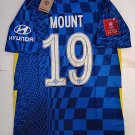 Mason Mount #19 Chelsea FC FA Cup Final Stadium Home Soccer Jersey 2021-2022