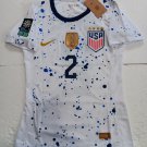 Ashley Sanchez USA USWNT 2023 World Cup 4 Star White Home Womens Soccer Jersey