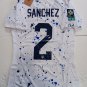 Ashley Sanchez USA USWNT 2023 World Cup 4 Star White Home Womens Soccer Jersey