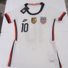 Carli Lloyd #10 USA USWNT 4 Star White Home Womens Soccer Jersey 2020-2021