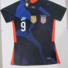 Mia Hamm #9 USA USWNT 4 Star Blue Away Womens Soccer Jersey 2020-2021 Mia Hamm #9 USA USWNT 4 Star Blue Away Womens Soccer Jersey 2020-2021