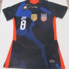 Julie Ertz #8 USA USWNT 4 Star Blue Away Womens Soccer Jersey 2020-2021 Julie Ertz #8 USA USWNT 4 Star Blue Away Womens Soccer Jersey 2020-2021