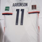 Brenden Aaronson USA USMNT 2022 World Cup Stadium Home Soccer Jersey 2021-2022