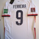 Jesus Ferreira #9 USA USMNT 2022 World Cup Qualifiers Stadium Home Soccer Jersey