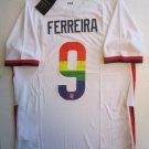 Jesus Ferreira #9 USA USMNT Rainbow Pride Stadium Home Soccer Jersey 2020-2021
