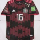 Hector Herrera Mexico 2022 World Cup Qualifiers Match Home Soccer Jersey 2020-21