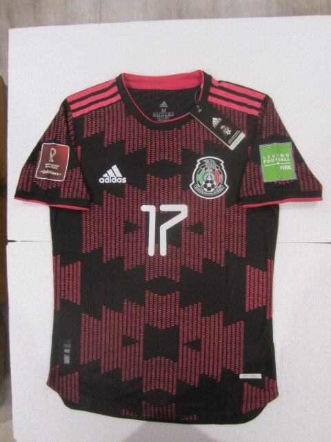 Tecatito #17 Mexico 2022 World Cup Qualifiers Match Home Soccer Jersey 2020-2021