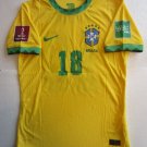 Antony #18 Brazil World Cup Qualifiers Match Yellow Home Soccer Jersey 2020-2021