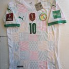 Sadio Mane Senegal 2022 World Cup Qualifiers Match Home Soccer Jersey 2020-2021