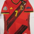 Kevin De Bruyne Belgium Euro 20/21 Match Slim Red Home Soccer Jersey 2020-2021