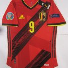 Romelu Lukaku #9 Belgium Euro 20/21 Match Slim Red Home Soccer Jersey 2020-2021