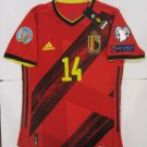 Dries Mertens Belgium Euro Qualifies Match Slim Red Home Soccer Jersey 2020-2021