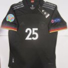 Thomas Muller Germany Euro 20/21 Match Slim Black Away Soccer Jersey 2020-2021