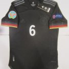 Joshua Kimmich Germany Euro 20/21 Match Slim Black Away Soccer Jersey 2020-2021