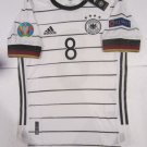 Toni Kroos #8 Germany Euro 20/21 Match Slim White Home Soccer Jersey 2020-2021