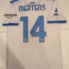 Dries Mertens Napoli Maradona Fingerprint Match White Soccer Jersey 2021-2022