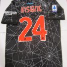 Lorenzo Insigne Napoli Halloween Spider Web Match Black Soccer Jersey 2021-2022