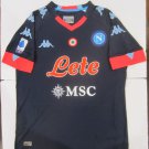 Hirving Lozano #11 Napoli Serie A Match Blue Third 3rd Soccer Jersey 2020-2021