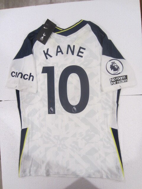 Harry Kane Tottenham Hotspur EPL Match Slim White Home Soccer Jersey 2020-2021