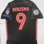 Karim Benzema Real Madrid UCL Match Slim Black Third 3rd Soccer Jersey 2020-2021