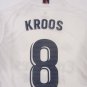 Toni Kroos #8 Real Madrid La Liga Match Slim White Home Soccer Jersey 2020-2021