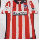 Luis Suarez Atletico Madrid La Liga Match Slim Red Home Soccer Jersey 2020-2021