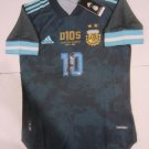 Diego Maradona Argentina D10S Tribute Match Slim Away Soccer Jersey 2020-2021