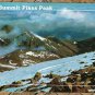 Pikes Peak Summit, Rocky Mountain, Colorado Postcard, Scenic View