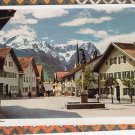 German Postcard Partenkirchen Downtown City View, Floriansplatz Scenic