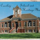 Crowley School & Heritage Museum Arkansas Valley Postcard Southern Colorado