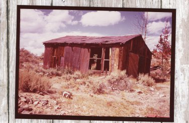 Old Western Ghost Town Building Colorado Photo 1970s Vintage