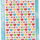 Sticko Tiny Multi Hearts Themed Stickers For Scrapbooking, Crafts, 220 Pieces