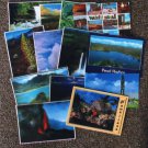 Hawaii Postcards Scenic Waterfalls Pearl Harbor Waikiki Maui