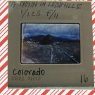 A Train In Leadville, Colorado Grainy 35MM Original Slide