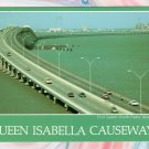 Queen Isabella Causeway Postcard South Padre Island Texas Bridge