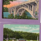 Tennessee Linen Postcards Lot Of Four Vintage Bridge Monument Scenic