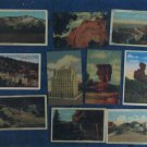 Colorado Vintage Linen Postcards Rocky Mountain Scenery Rock Formations