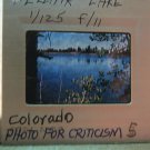 Mountain Lake Ektachrome Color Transparency Slide