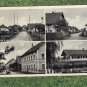 Multi-View Postcard Germany Buildings Street Scenes Gaststatte