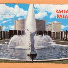 Caesar's Palace Postcard Las Vegas Nevada Water Fountain Scenic Hotel
